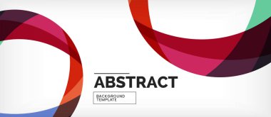 Renkli dalga hatları soyut arka plan, iş veya techno sunumu için renk çizgisi