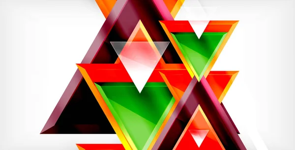 Brillant fond triangles brillant — Image vectorielle