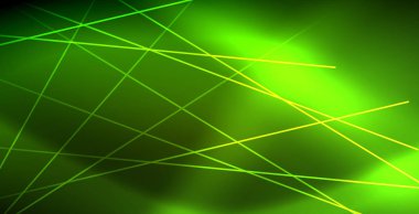 Neon parlayan dalga, sihirli enerji ve ışık arka plan