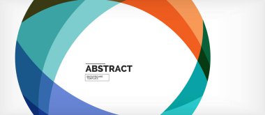 Renkli dalga hatları soyut arka plan, iş veya techno sunumu için renk çizgisi