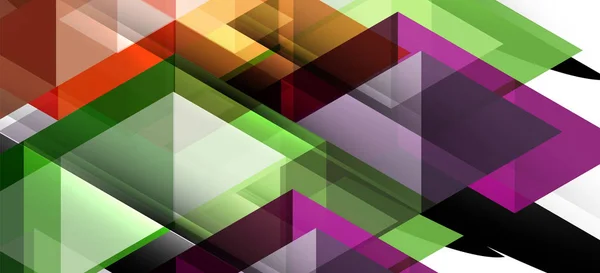 Coloridos triángulos repetitivos geométricos modernos en estilo contemporáneo sobre fondo blanco. Forma geométrica abstracta. Textura moderna y elegante — Archivo Imágenes Vectoriales