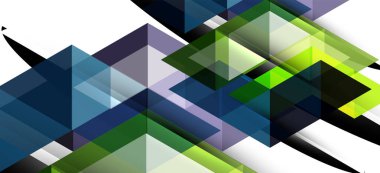 Beyaz arka planda çağdaş tarzda renkli tekrarlayan üçgenler modern geometrik. Soyut geometrik şekil. Modern şık doku