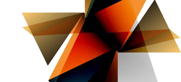 Dreieck geometrischer Hintergrund im trendigen Stil auf hellem Hintergrund. Retro-Vektorillustration. Bunt hell. trendiger moderner Stil. Vektor-Geschäftsveranschaulichung. — Stockvektor