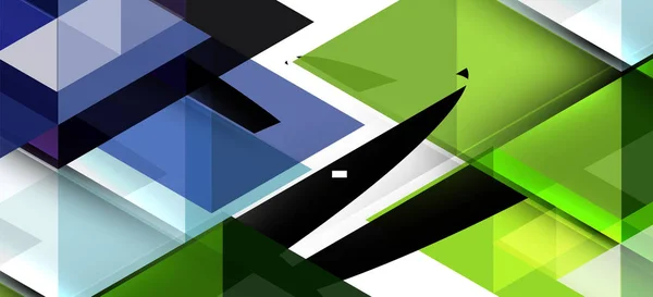 Abstract concept driehoek grafisch element. Technologie achtergrond. Banner, poster sjabloon — Stockvector