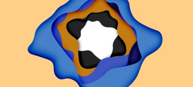 Soyut Web tasarımı için soyut dalgalar kesti. Renk geometrik deseni. Vektör soyut geometrik dinamik desen çerçevesi