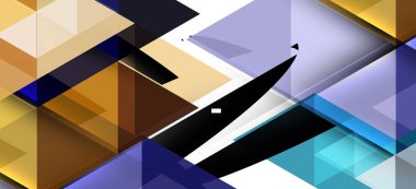 Modern mozaik üçgen şablon arka plan, herhangi bir amaçla büyük tasarım. Soyut geometrik grafik tasarım üçgen deseni. Geometrik çizgi deseni.