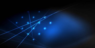 Neon renkli soyut çizgiler