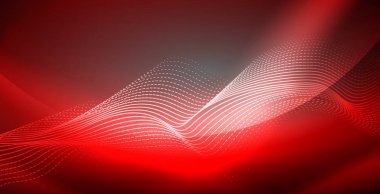 Neon çizgiler parlak parlayan arka plan