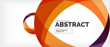 Renkli dalga hatları soyut arka plan, iş veya techno sunumu için renk çizgisi