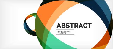 Renkli dalga hatları soyut arka plan, iş veya techno sunumu için renk çizgisi