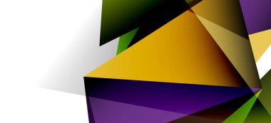 Işık arka planda trendy tarzında üçgen geometrik arka plan. Retro vektör illüstrasyon. Renkli parlak. Trendy modern tarzı. Vektör iş illüstrasyon.