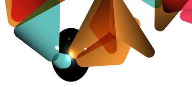 Işık arka planda trendy tarzında üçgen geometrik arka plan. Retro vektör illüstrasyon. Renkli parlak. Trendy modern tarzı. Vektör iş illüstrasyon.