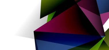 Işık arka planda trendy tarzında üçgen geometrik arka plan. Retro vektör illüstrasyon. Renkli parlak. Trendy modern tarzı. Vektör iş illüstrasyon.