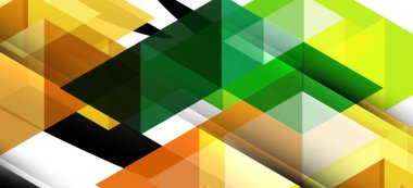 Soyut üçgen desen, renkli zemin. Sunum şablonu. Modern dokulu şekil. Trendy modern tarzı