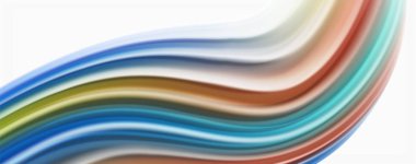 Beyaz renkli Poste modern techno Fluid renk akışı. Tasarım için sanat