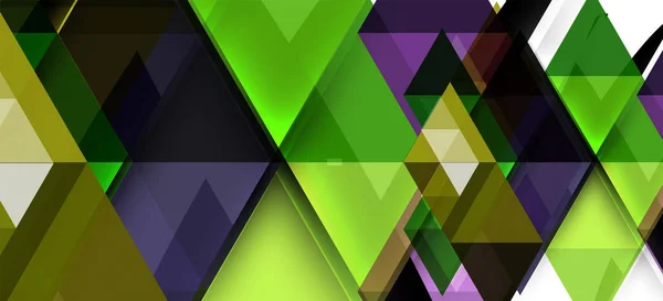 Conceito abstrato elemento gráfico triangular. Antecedentes tecnológicos Banner, modelo de cartaz —  Vetores de Stock