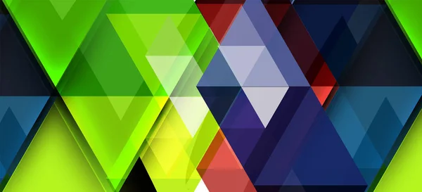 Σύγχρονο μωσαϊκό τρίγωνο πρότυπο φόντο, μεγάλο σχεδιασμό για οποιονδήποτε σκοπό. Αφηρημένο γεωμετρικό γραφικό σχέδιο τριγώνου. Γεωμετρικό μοτίβο γραμμής. — Διανυσματικό Αρχείο