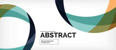 Doğrusal dalga Web şablonu. Vektör illüstrasyon parlak tasarım. Dekoratif baskı. Dekoratif zemin vektörü. Vektör iş illüstrasyon