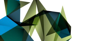 Vintage soyut üçgen mozaik kompozisyon VECTON beyaz arka plan ile şablon. Basit tasarım arka plan. Modern düz tasarım. Güzel vektör deseni.