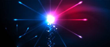 Kutlama tasarım için Fireworks karanlık gece arka plan. Mavi soyut arka plan. Doğum günü partisi. Şenlikli sanat geçmişi. Uzay arka planı. Gece partisi. Noel arifesi.