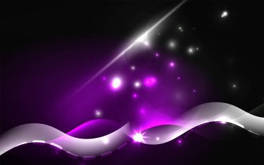 Neon soyut arka plan. Arka plan dekorasyonu. Trendy grafik tasarım.