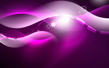 Neon soyut arka plan. Arka plan dekorasyonu. Trendy grafik tasarım.