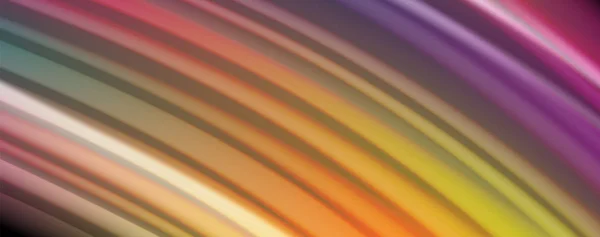 Fließende flüssige Farben - moderne bunte Flow-Poster. wellenförmige flüssige Formen. Art Design für Ihr Designprojekt — Stockvektor
