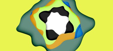 Soyut Web tasarımı için soyut dalgalar kesti. Renk geometrik deseni. Vektör soyut geometrik dinamik desen çerçevesi