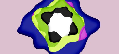 Soyut Web tasarımı için soyut dalgalar kesti. Renk geometrik deseni. Vektör soyut geometrik dinamik desen çerçevesi