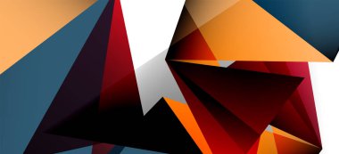 Işık arka planda trendy tarzında üçgen geometrik arka plan. Retro vektör illüstrasyon. Renkli parlak. Trendy modern tarzı. Vektör iş illüstrasyon.