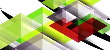 Soyut üçgen desen, renkli zemin. Sunum şablonu. Modern dokulu şekil. Trendy modern tarzı