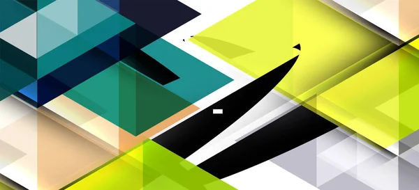 Vzor abstraktního trojúhelníku, barevné pozadí. Šablona prezentace. Moderní tvar s texturou. Moderní módní styl — Stockový vektor