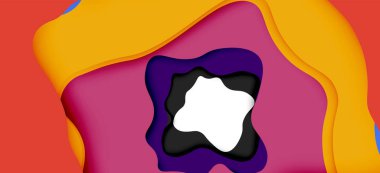 Soyut Web tasarımı için soyut dalgalar kesti. Renk geometrik deseni. Vektör soyut geometrik dinamik desen çerçevesi