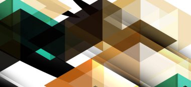 Soyut üçgen desen, renkli zemin. Sunum şablonu. Modern dokulu şekil. Trendy modern tarzı