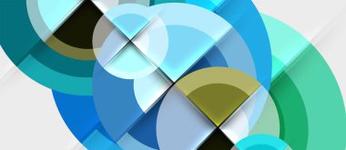 Geometrik tasarım arka plan - daireler