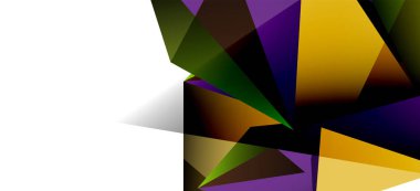 Işık arka planda trendy tarzında üçgen geometrik arka plan. Retro vektör illüstrasyon. Renkli parlak. Trendy modern tarzı. Vektör iş illüstrasyon.