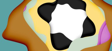 Soyut Web tasarımı için soyut dalgalar kesti. Renk geometrik deseni. Vektör soyut geometrik dinamik desen çerçevesi