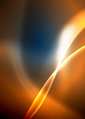 Parlak renk parlak neon soyut dalga şablonu. Soyut parlak ışık. Neon ışık parlayan etkisi. Uzay arka planı. Soyut şekil