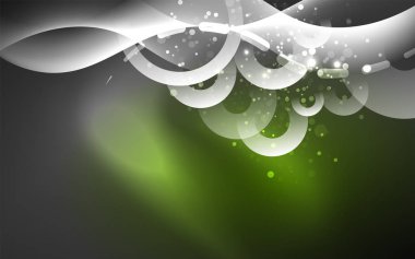 Neon soyut arka plan. Arka plan dekorasyonu. Trendy grafik tasarım.