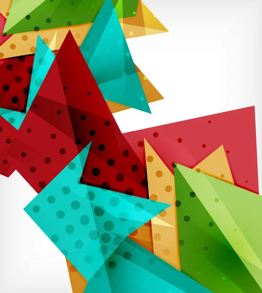 Moderní origami karta. Moderní origami design element. Geometrický vzorek barev. Abstraktní nízké-Poly pozadí. Šablona prezentace. — Stockový vektor