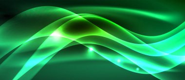 Neon ışık dalgaları