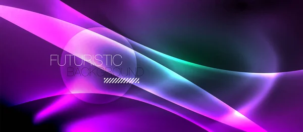 Brillante luz brillante fondo abstracto — Vector de stock