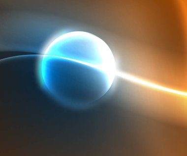 Parlak renk parlak neon soyut dalga şablonu. Soyut parlak ışık. Neon ışık parlayan etkisi. Uzay arka planı. Soyut şekil