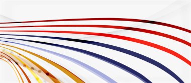 Trendy renk çizgili çizgiler dalga, herhangi bir amaç için büyük tasarım. Vektör çizgi deseni. Vektör geometrik arka plan