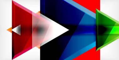 Dinamik üçgen kompozisyon soyut arka plan