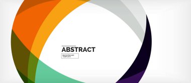 Doğrusal dalga Web şablonu. Vektör illüstrasyon parlak tasarım. Dekoratif baskı. Dekoratif zemin vektörü. Vektör iş illüstrasyon