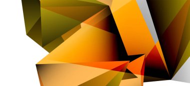 Vintage soyut üçgen mozaik kompozisyon VECTON beyaz arka plan ile şablon. Basit tasarım arka plan. Modern düz tasarım. Güzel vektör deseni.