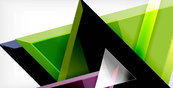 Composição triângulo dinâmico fundo abstrato —  Vetores de Stock
