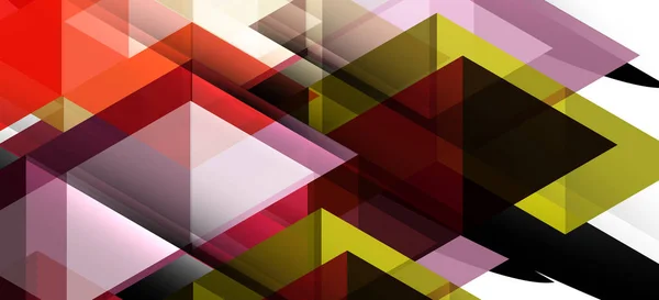 Abstraktes Dreiecksmuster, farbenfroher Hintergrund. Präsentationsvorlage. moderne strukturierte Form. trendiger moderner Stil — Stockvektor
