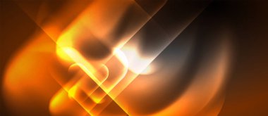 Neon parlayan tekno çizgiler, yüksek teknoloji fütüristik soyut arka plan şablonu